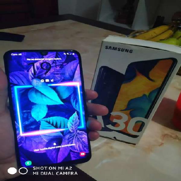 samsung a30 libre impecable permuto