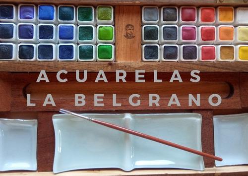 Acuarela De Lujo. Set De 36 ColoresLa Belgrano. Argentinas.