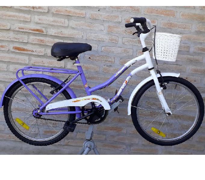 BICICLETA PASEO RODADO 20-IGUAL A 0KM-SIN DETALLES-IMPECABLE