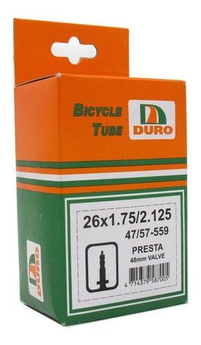 Camara Bicicleta Duro Rod 26 X 1.75/ 2.125 Mtb Presta / Auto