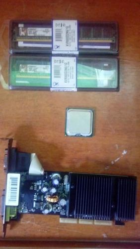 Combo Placa De Video, Ram ×2 Y Procesador