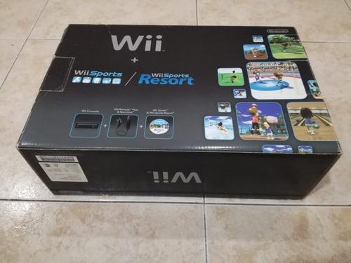 Consola Nintendo Wii Black Con 2 Joysticks + Juegos