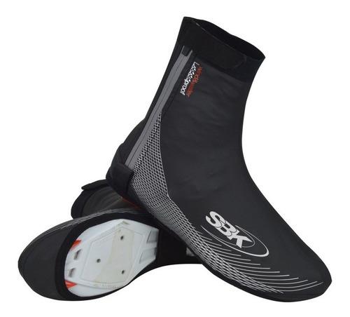 Cubre Zapato De Ciclismo Negro Con Cierre Sbk-a004 Talles Vs