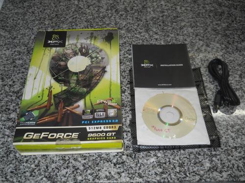 Geforce 9600gt Solo Caja, Cd, Manual Y Cable S. Video
