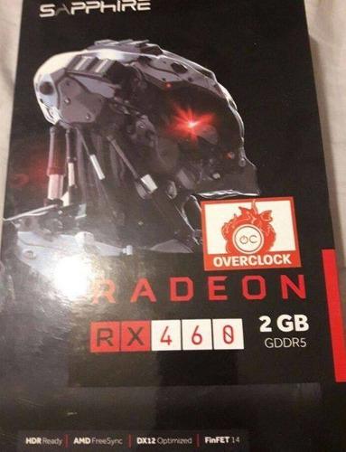 Sapphire Radeon Rx 460 2gb Oc Gddr5
