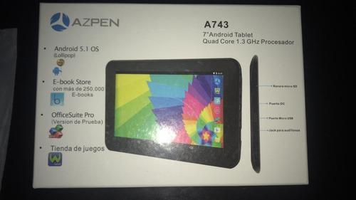 Tablet 7 Pulgadas Azpen 743