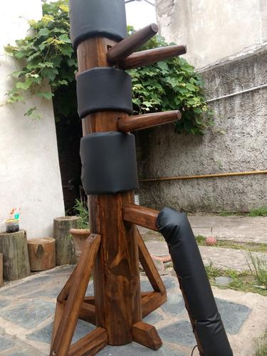 Wooden Dummy + Protectores - Wing Chun -