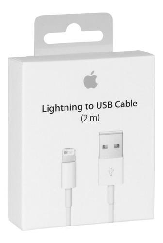Cable Cargador Original Usb Lighting iPhone 2 Metros