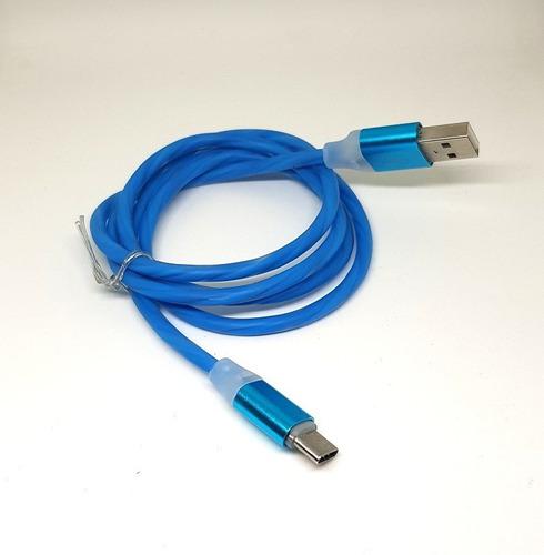 Cable Usb A Tipo C Con Luz Mscompu10