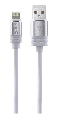 Cable Usb A iPhone Lightning Reforzado 1mts Carga Rapida