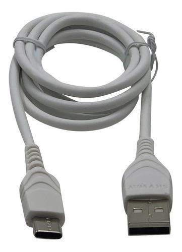 Cable Usb Tipo C 1 Mt Mallado Celular Carga Rápida 2.0