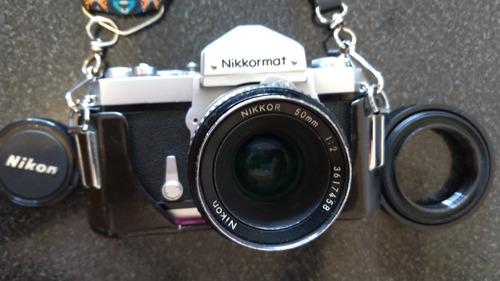 Camara Nikkormat Ftn 35mm C/lente Nikkor 50mm 1:2 Nikontn