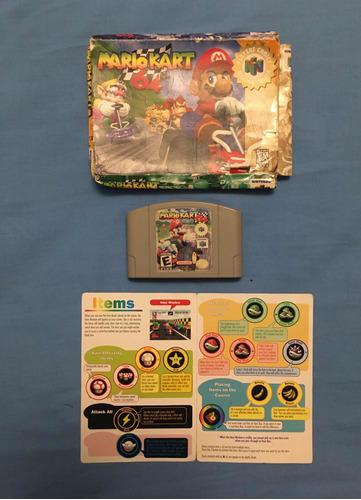 Juego Mario Kart Nintendo 64 Con Caja Y Manual