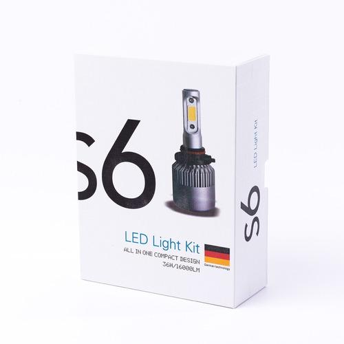 Kit Led Cree S6 32000 Lumens H4 H1 H7 H3 H11 Envíos- Once