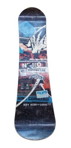 Tabla De Snowboard Nitro Ripper Eyes 132 Usada Niños
