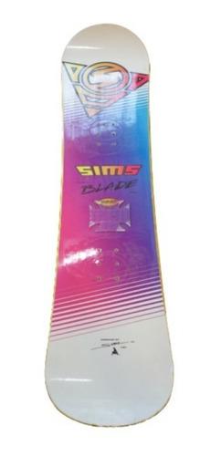 Tabla De Snowboard Sims Blade 130 Usada