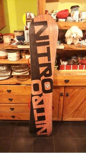 Tabla Snowboard Nitro Pyro. 152cm + Fijaciones