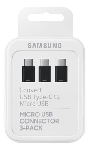 Adaptador Cargador Samsung S10 S9 S8 Original Pack X3 Tipo C