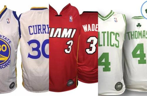 Camiseta Basquet Nba Warriors Miami Heat Celtics Toronto