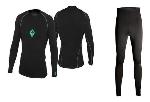 Conjunto Termico Thermoskin Premium Remera+ Calza