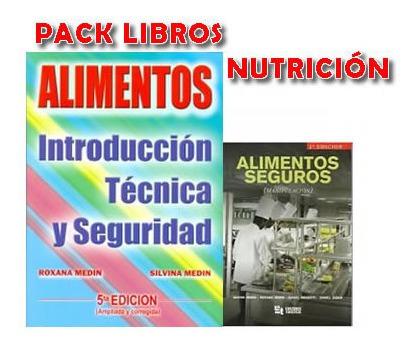 Pack Nutricion Medin Alimento Libros Nuevos