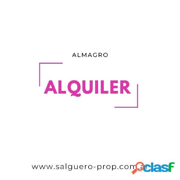 SALGUERO PROPIEDADES ALQUILA 1 AMB C/ BALCON EN ALMAGRO