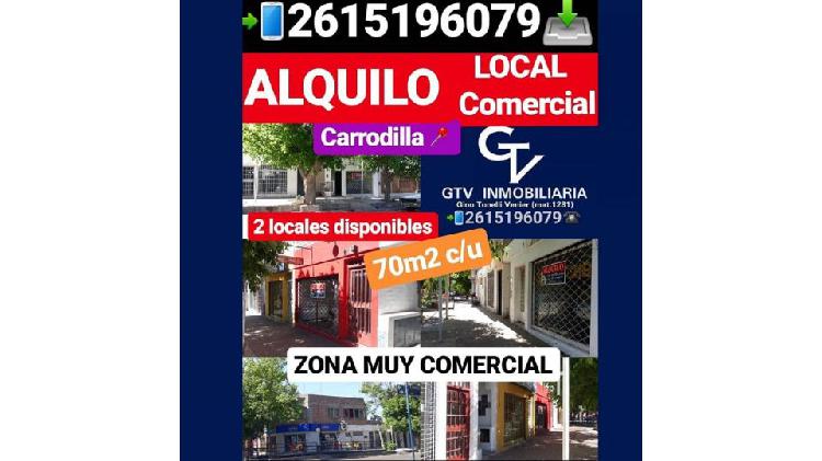 ALQUILO LOCAL COMERCIAL 70m2 - CARRODILLA (a mtrs. calle