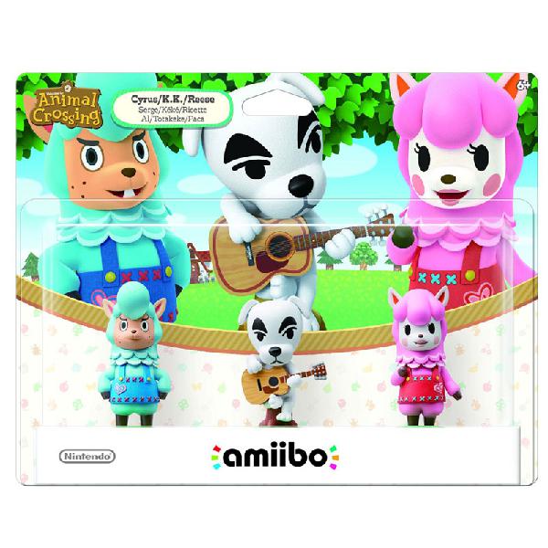 Amiibo Animal Crossing Pack 3 Figuras