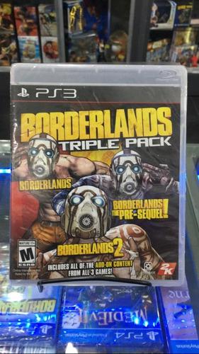 Borderlands Triple Pack Ps3 Nuevo Fisico Sellado