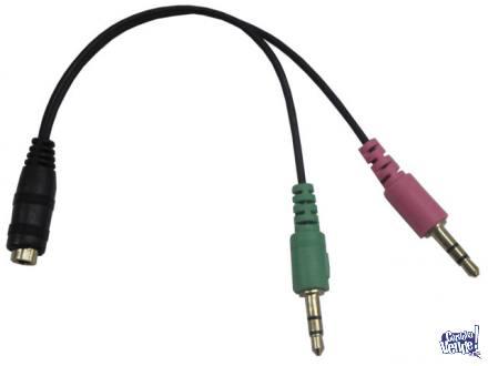 CABLE ADAPTADOR STEREO 2(M) - 1(H)