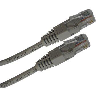 Cable Utp Armado Nisuta 10 Metros Cat 5e Rj45 Ns-cutp10c