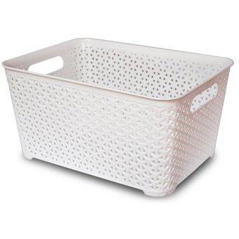 Canasto Organizador Rattan Mediano X2-Multicolor