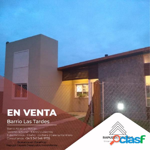 Casa en Venta 3 Dormitorios Las Tardes Roldan