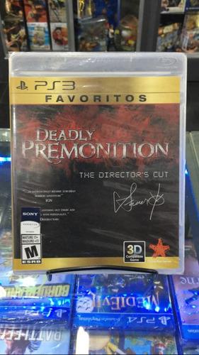 Deadly Premonition Ps3 Fisico Nuevo - Original