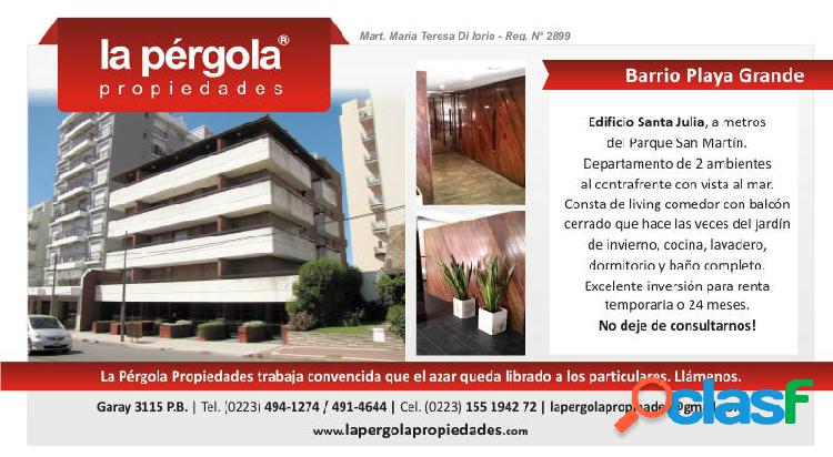 Departamento en Venta. 2 Amb. 1 Dor. 45 M2.