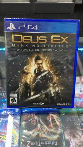 Deus Ex: Mankind Divided Ps4 Fisico Nuevo Sellado