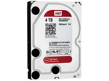 Disco Rígido WD Red 4 TB SATA3 64MB Buffer (WD40EFRX) -