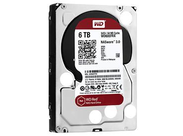 Disco Rígido WD Red 6 TB SATA3 64MB Buffer (WD60EFRX) -