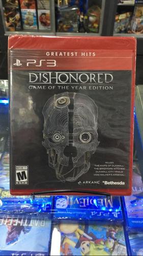 Dishonored Goty Ps3 Original Fisico Sellado