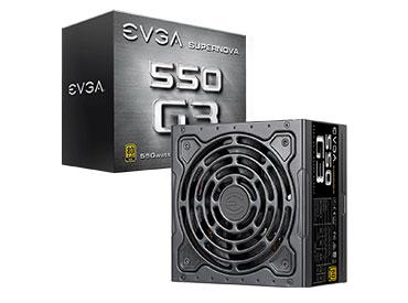 Fuente EVGA SuperNOVA 550 G3 de 550W ATX MODULAR 80+ GOLD -