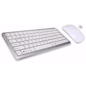 Kit Teclado Mouse Inalambrico Usb Mac Netmak Apple