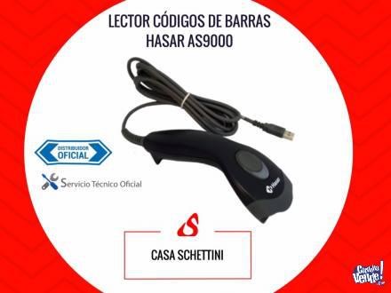 Lector Codigos Barras Hasar AS9000 USB Serie Garantía córd