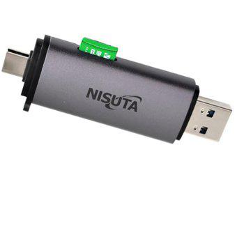 Lector Tarjetas Sd Microsd Tipo Usb Y Usb C Nisuta Ns-cruc3