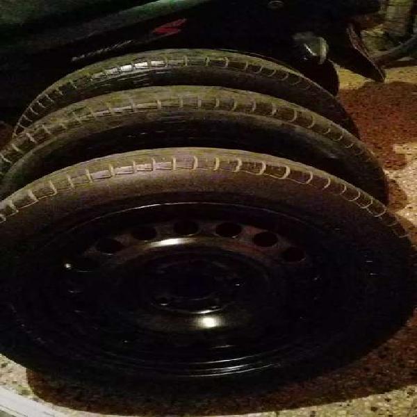 LlANTAS CON CUBIERTAS..PIRELLI..3..SON