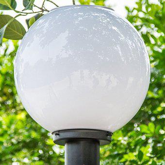 Lámparas solares de bola