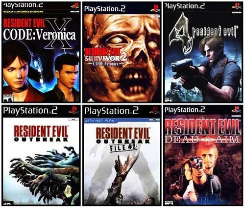 Lote Exclusivo Resident Evil-ps2 (playstation2)