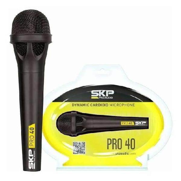 MICRÓFONO PROFESIONAL SKP PRO 40 DINÁMICO