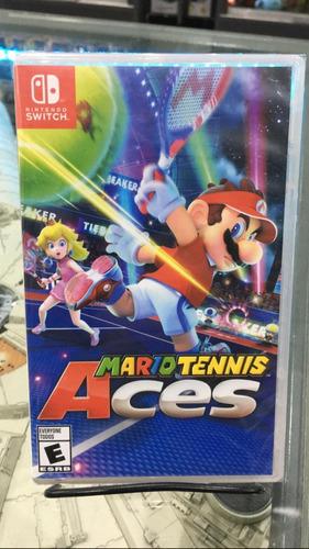 Mario Tennis Aces Swicht Ficico Nuevo Sellado