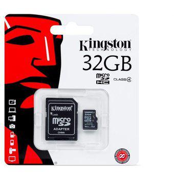 Memoria Micro SD 32gb Kingston-Negro