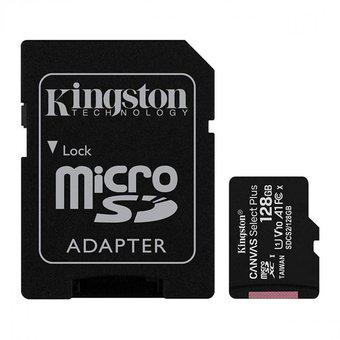 Microsd 128gb C10 Kingston Canvas Select Plus Clase 10 Adapt